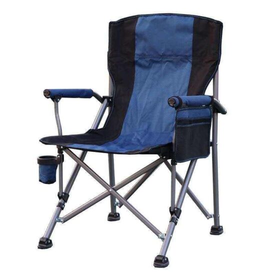 Portable Folding Camping Chair with Cup Holder for Outdoor Use