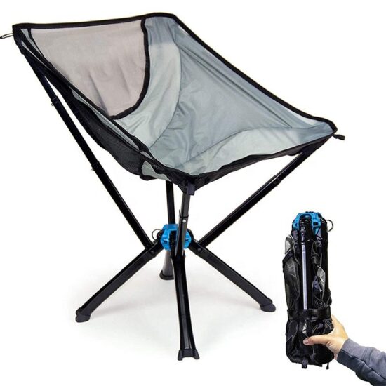 Lightweight compact folding camping chair for hiking and travel
