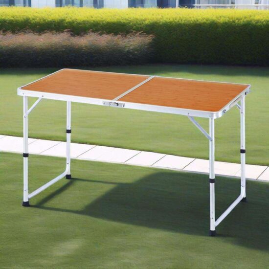Practical Aluminum Folding Camping Table for Outdoor Use