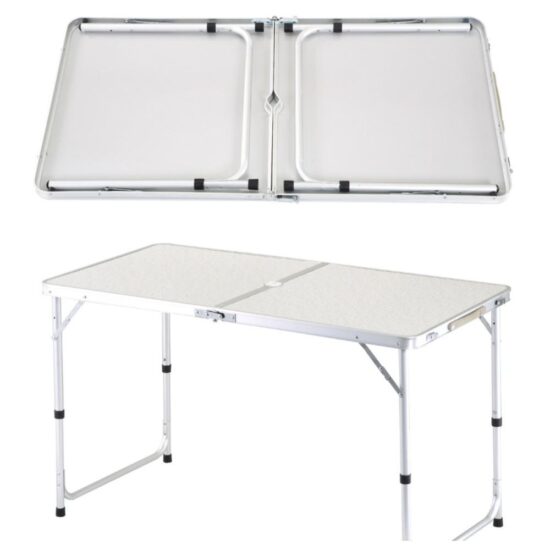 Practical Aluminum Folding Camping Table for Outdoor Use