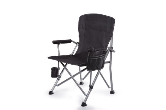 Luxury High Back Folding Camping Chair with Cupholder for Outdoor Use

