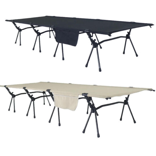 Modern Aluminum Alloy Folding Camping Cot Bed for Outdoor Travel