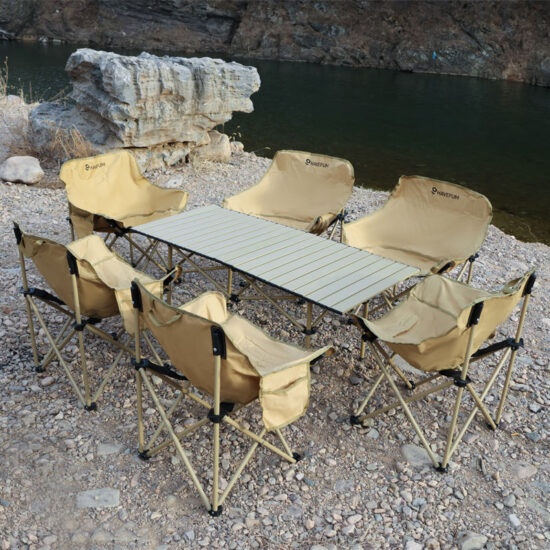 Modern Simple Outdoor Table and Chair Set