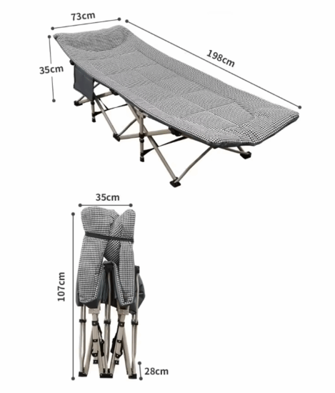 Portable Multi-function Outdoor Camping Bed with Soft Mattress