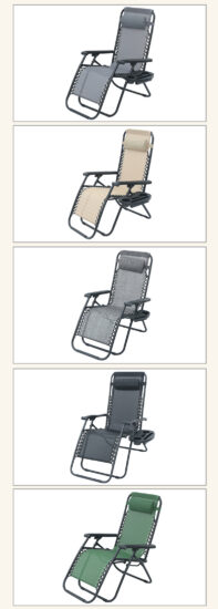 Outdoor Zero Gravity Recliner Chair for Camping and Beach