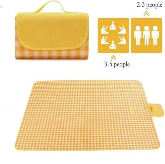 80x60 Extra Large Foldable Waterproof Picnic Blanket for Beach and Camping