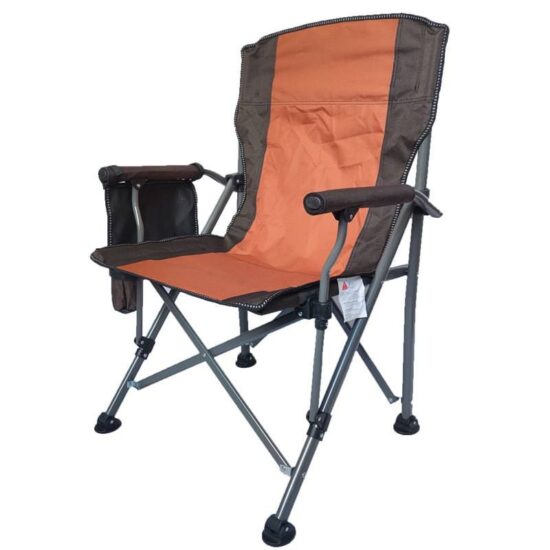  Large Portable Outdoor Folding Chair with Armrests for Camping & Fishing