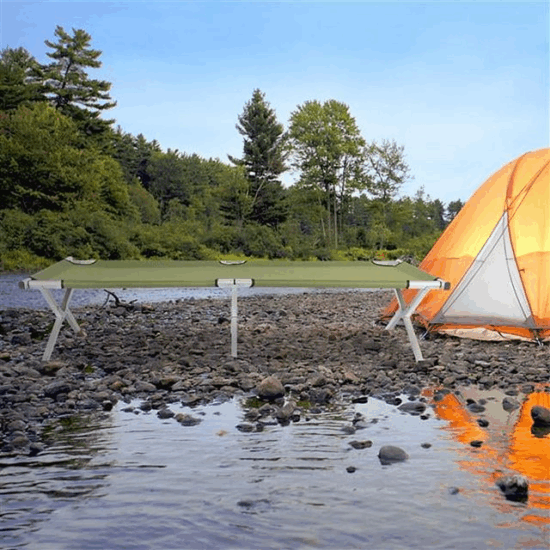 Heavy Duty Outdoor Camouflage Folding Camping Cot for Adults

