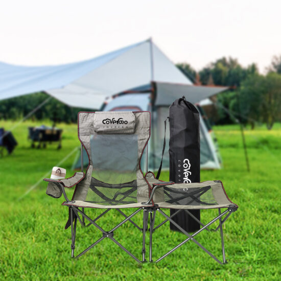 Multifunctional Folding Recliner Chair with Footrest for Outdoor Camping