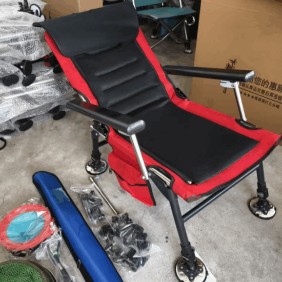 Portable Fishing Camping Moon Chair, Oxford Fabric, 150KG Capacity
