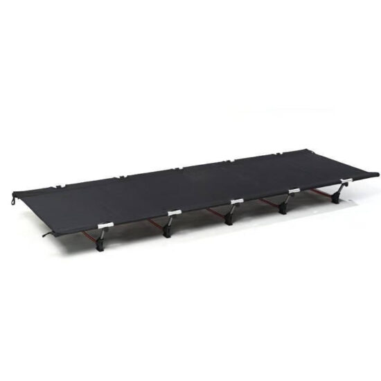 Lightweight Aluminum Folding Single Camping Bed for Outdoor and Beach