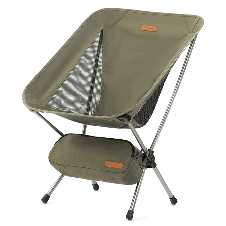 ：Oversized Folding Moon Chair with Aluminum Frame for Outdoor Camping