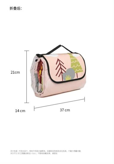 Customized Pattern Oxford Folding Camping Mat for Outdoor Use