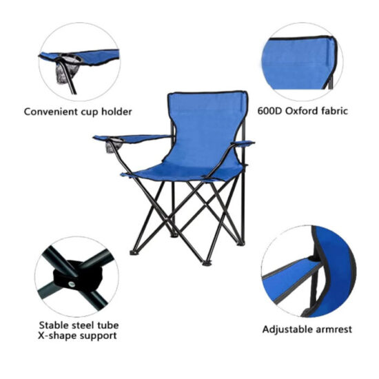 Backpack Folding Beach and Camping Chair with Carry Bag