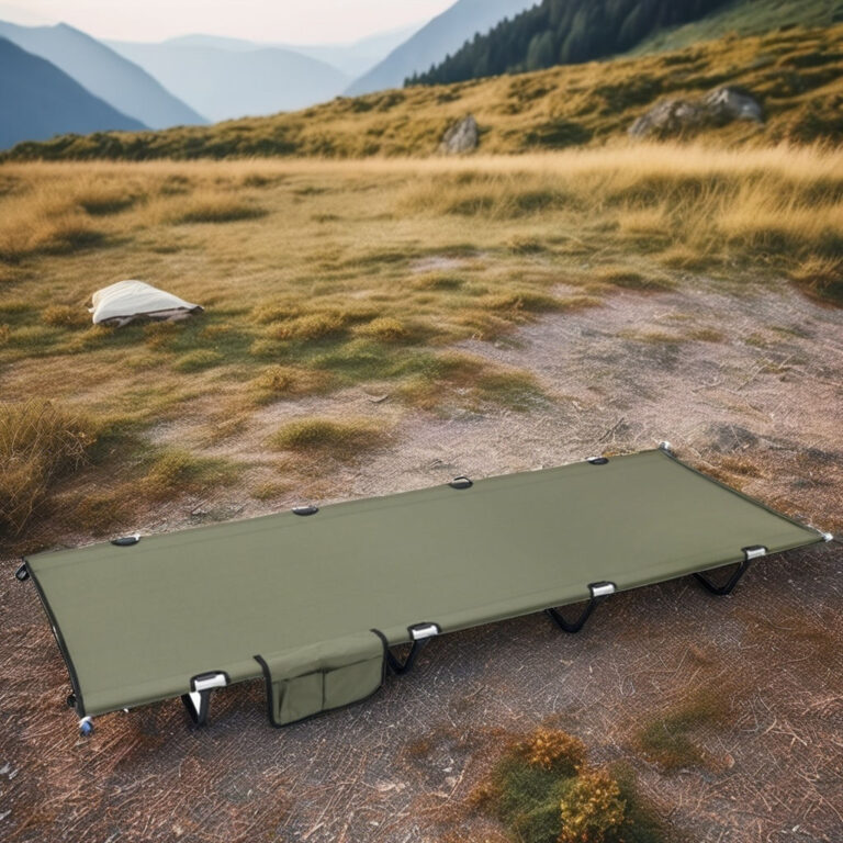 Outdoor Folding Camp Bed for Adults with Custom Logo