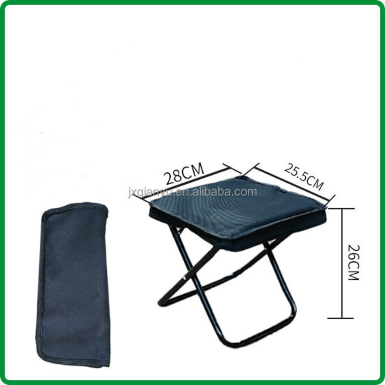 Portable folding stool for hiking and camping