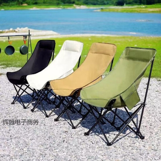 Ultralight Kermit folding chair with roll-up camping table set