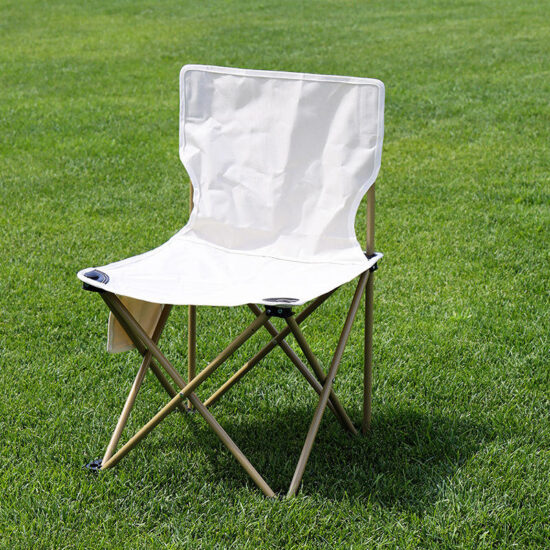 Camping Moon Chair and Folding Roll Table Set for Outdoor or Market Use