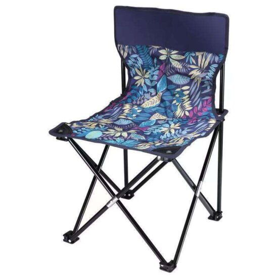 Camping Moon Chair and Folding Roll Table Set for Outdoor or Market Use