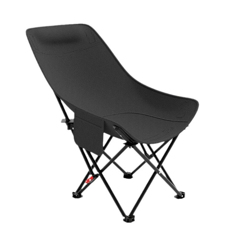 Portable High-Back Reclining Moon Chair for Beach and Camping