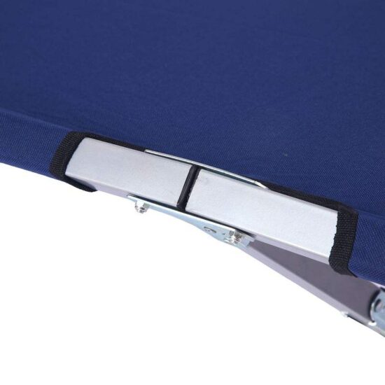 Portable Multifunctional Folding Camp Bed with Aluminum Frame for Indoor and Outdoor