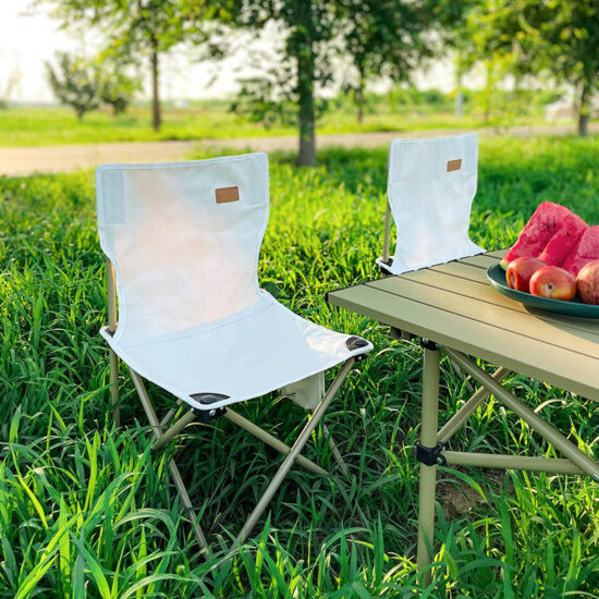 Comfortable outdoor folding chair for camping, picnic, fishing, and beach