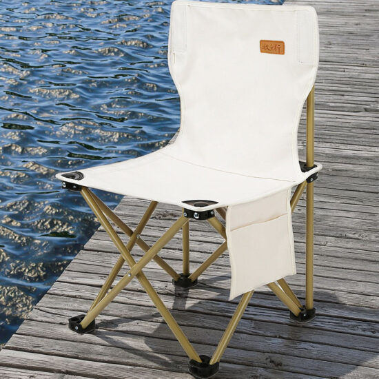 Comfortable outdoor folding chair for camping, picnic, fishing, and beach