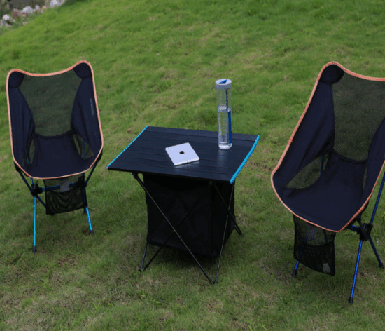 Practical Aluminum Folding Camping Table for Outdoor Use