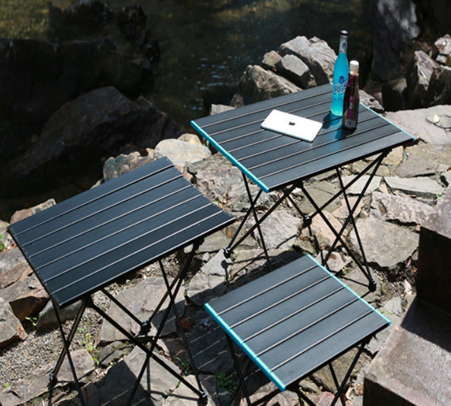 Practical Aluminum Folding Camping Table for Outdoor Use