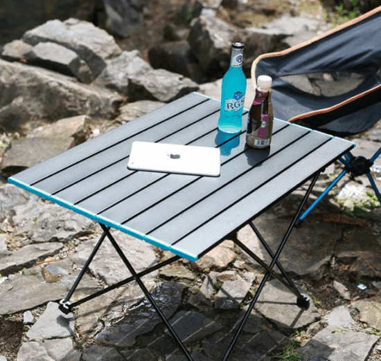 Practical Aluminum Folding Camping Table for Outdoor Use