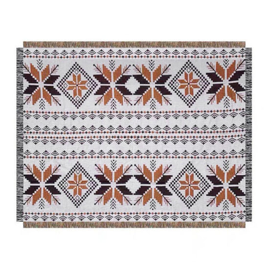 Padded Moistureproof RV Camping Picnic Mat with Bohemian Design