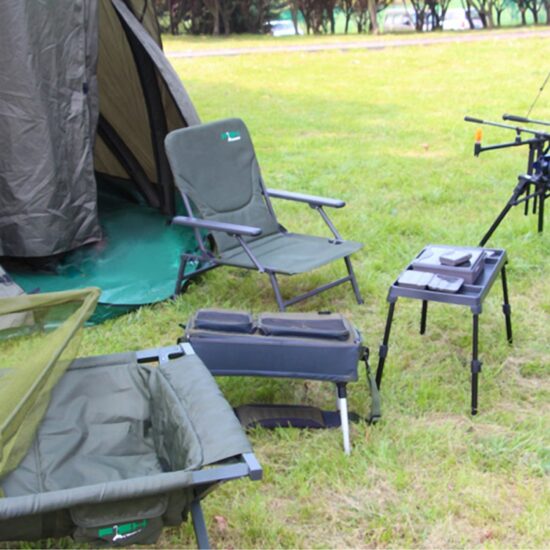 Selco Portable Foldable Recliner Camping Fishing Chair with Adjustable Recline