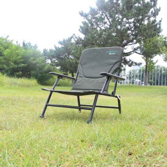 Selco Portable Foldable Recliner Camping Fishing Chair with Adjustable Recline