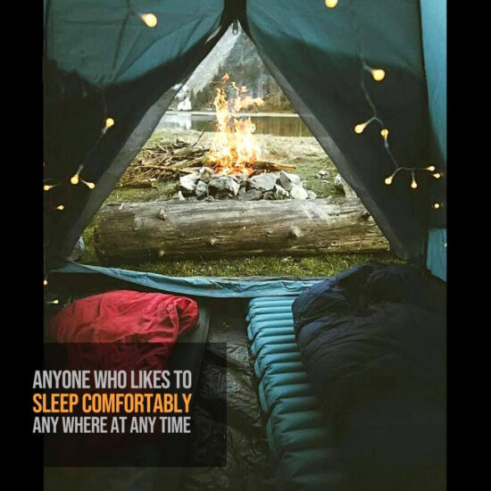 Lightweight Self-Inflating Camping Sleeping Mat Outdoor Air Mattress