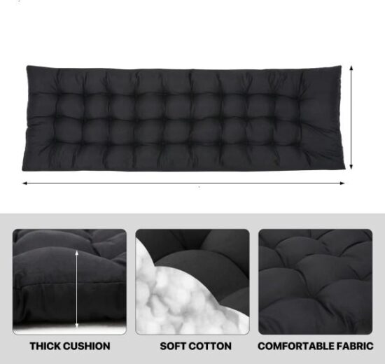  Soft folding zero gravity lounge chair with cushion for outdoor use