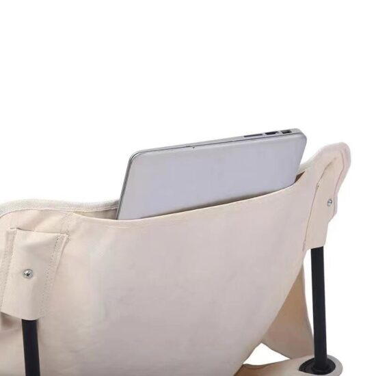 Space Travel folding moon recliner chair with backrest for camping and beach