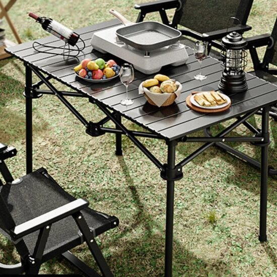 Lightweight Aluminum Folding Camping Table for Weekend Picnic and BBQ

Image Title