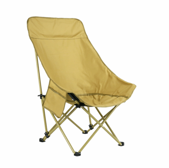 Arcadia high back camping recliner chair with armrests, portable and foldable