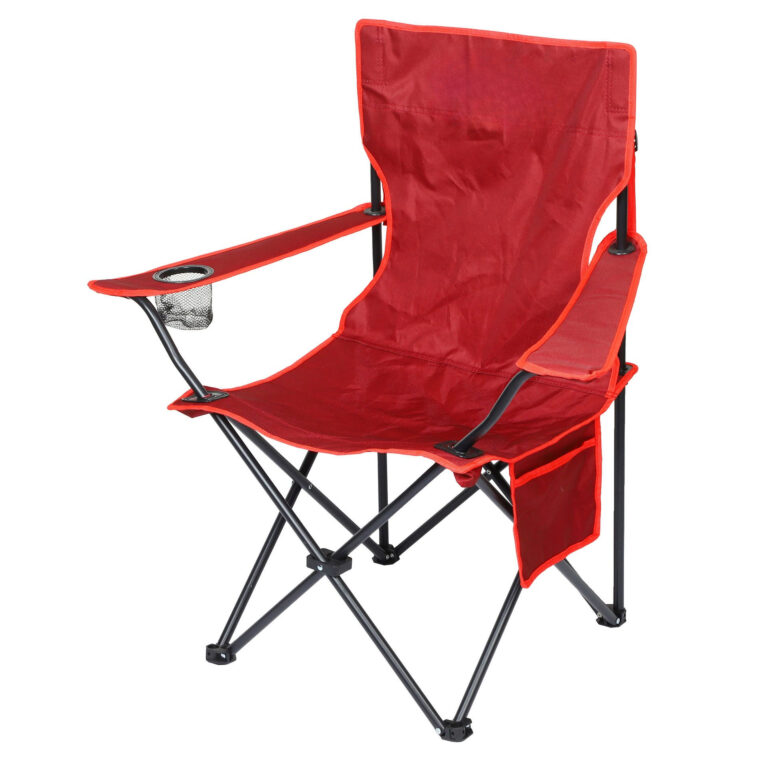 Lightweight Foldable Beach Camping Chair with Storage Bag