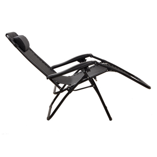 : Adjustable zero gravity recliner folding beach chair for outdoor use