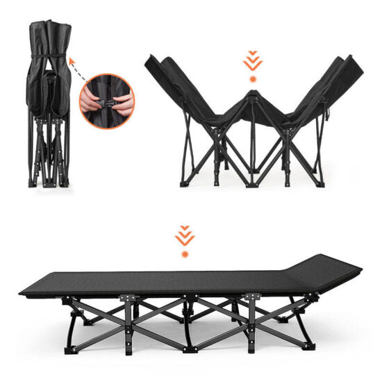 Portable Multi-function Outdoor Camping Bed with Soft Mattress