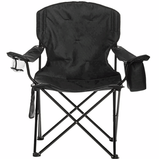 Woqi foldable outdoor camping beach chair with armrest