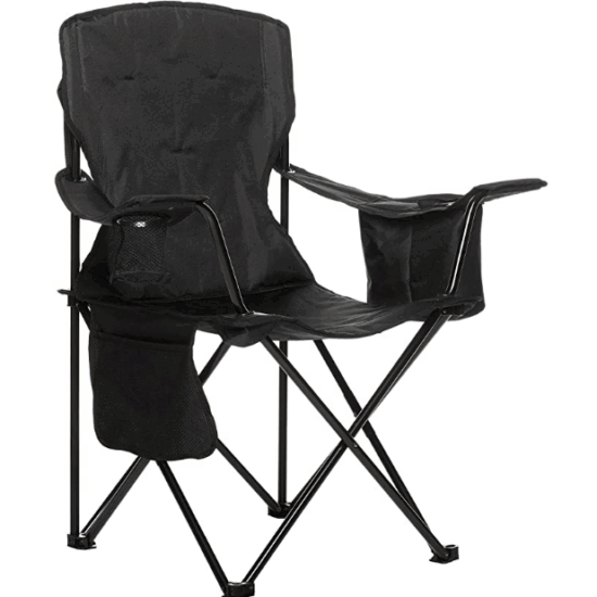 Woqi foldable outdoor camping beach chair with armrest