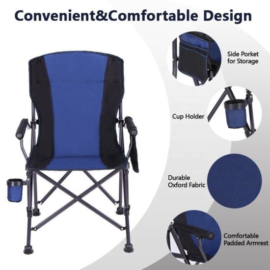 YILU Portable Folding Camping Chair for Outdoor and Beach Use