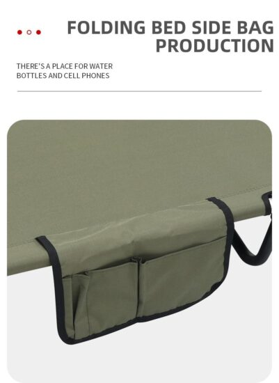 Outdoor Folding Camp Bed for Adults with Custom Logo